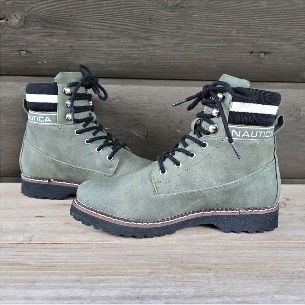 Nautica Women’s Galiah Lace-Up Boots